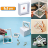 9x9 Cm Standlı 3d Takı Ziynet Hatıra Koleksiyon Saklama Kutusu Şeffaf Film Çerçevesi