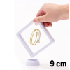 9x9 Cm Standlı 3d Takı Ziynet Hatıra Koleksiyon Saklama Kutusu Şeffaf Film Çerçevesi