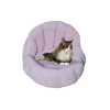 Prenses Kedi Köpek Yatağı Pamuk Dokulu Evcil Hayvan Yatağı (koyu Pembe)
