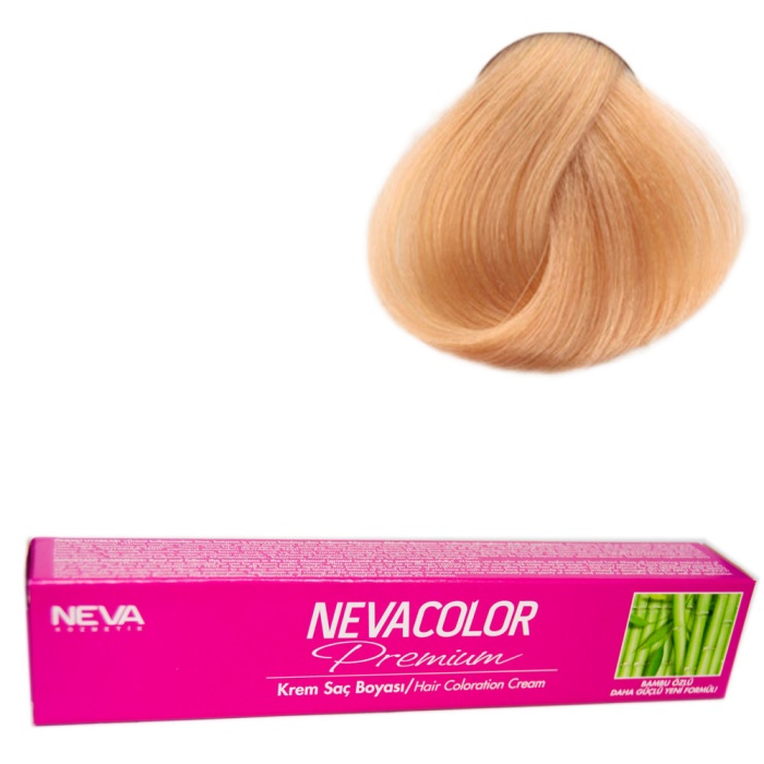 Nevacolor Tüp Boya 10.00 Ekstra Doğal Platin + Sıvı oksidan