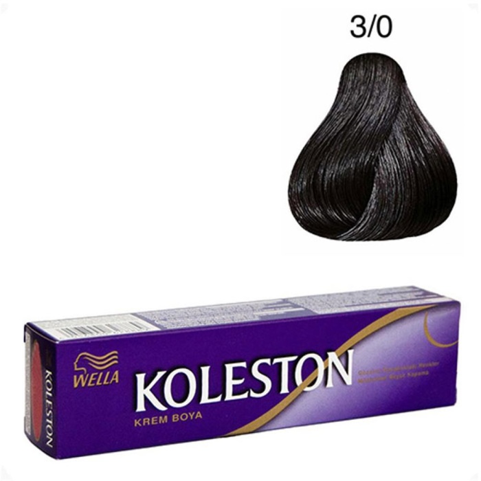Koleston Tüp Boya  3/0 Koyu Kahve + Sıvı oksidan
