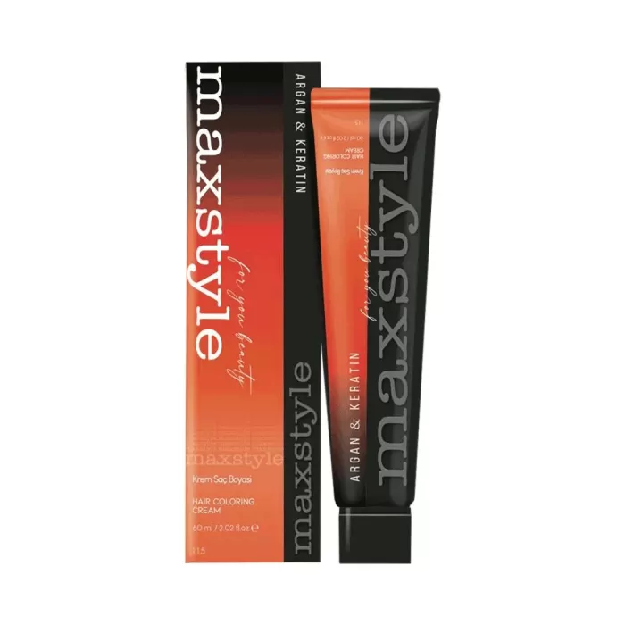 Maxstyle Argan Keratin Saç Boyası 8.2 Bej Açık Kumral  x 2 Adet + Sıvı oksidan 2 Adet