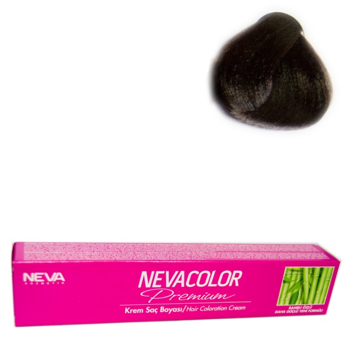 Nevacolor Tüp Boya  5.71 Küllü Kahve x 4 Adet + Sıvı Oksidan 4 Adet