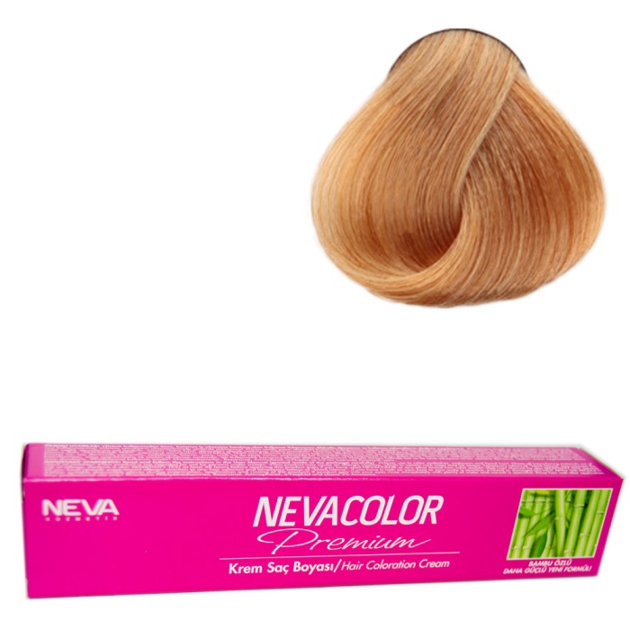 Nevacolor Tüp Boya  9.13 Küllü Açık Altın Sarısı x 4 Adet + Sıvı Oksidan 4 Adet