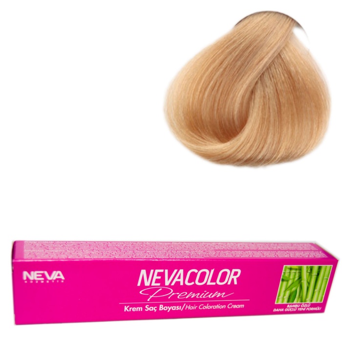 Nevacolor Tüp Boya 11.10 Ekstra Açık Küllü Platin x 4 Adet + Sıvı Oksidan 4 Adet