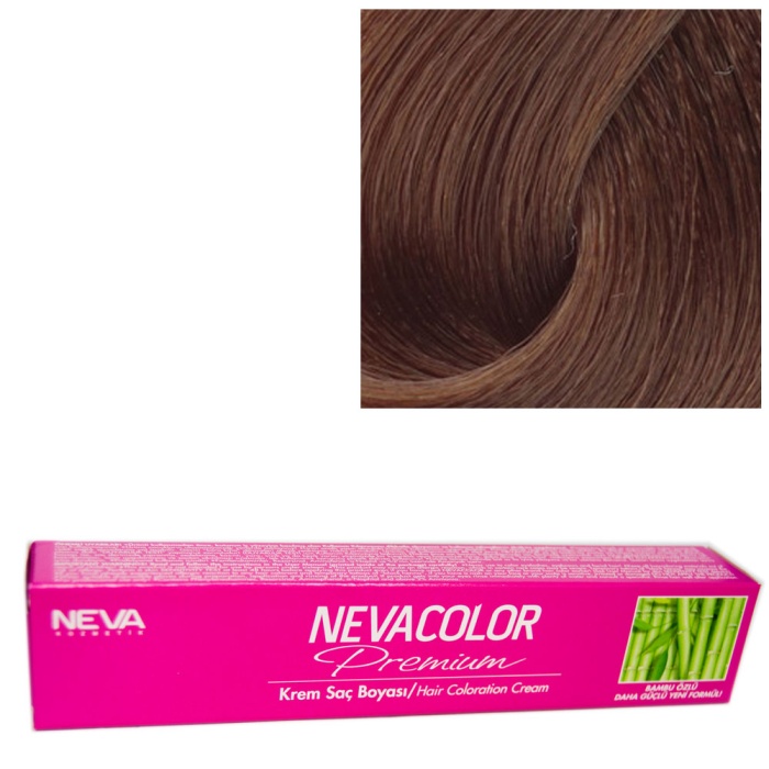 Nevacolor Tüp Boya  7.3 Koyu Altın Sarısı x 4 Adet + Sıvı Oksidan 4 Adet