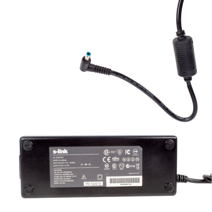 * Sl-nba24 18.5 Volt - 6.5 Amper - 120 Watt 4.5*3.0 Uçlu Hp Notebook Adaptör