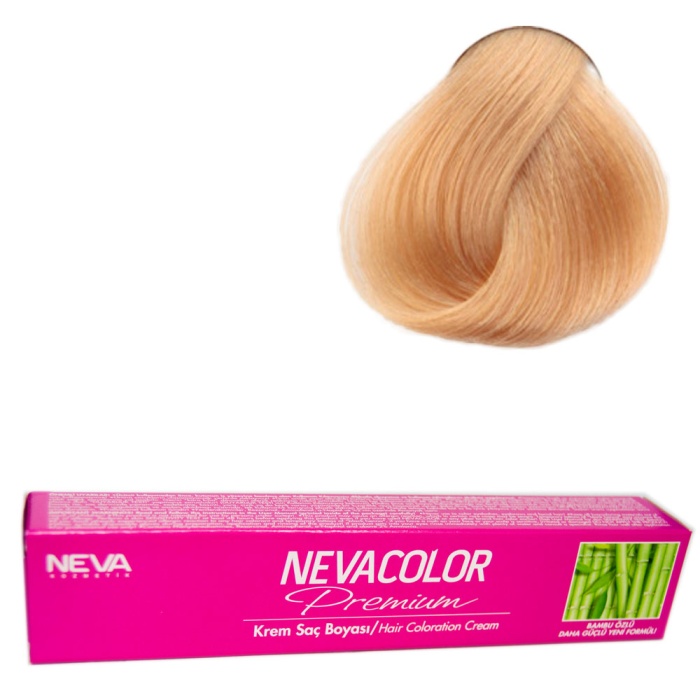 Nevacolor Tüp Boya 10.01 Ekstra Doğal Küllü Platin x 4 Adet + Sıvı Oksidan 4 Adet