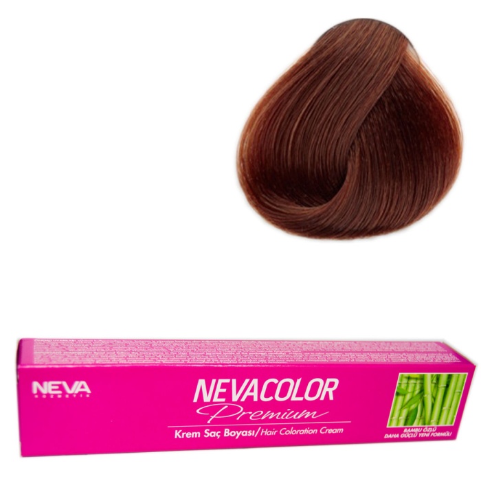 Nevacolor Tüp Boya  6 Koyu Kumral x 4 Adet + Sıvı Oksidan 4 Adet