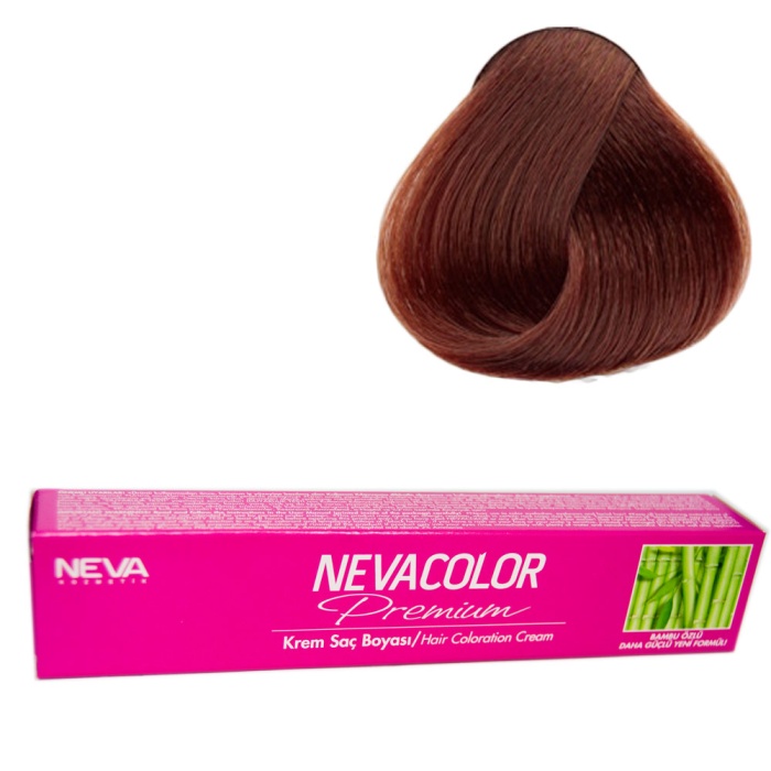Nevacolor Tüp Boya  5.07 Kışkırtıcı Kahve x 4 Adet + Sıvı Oksidan 4 Adet
