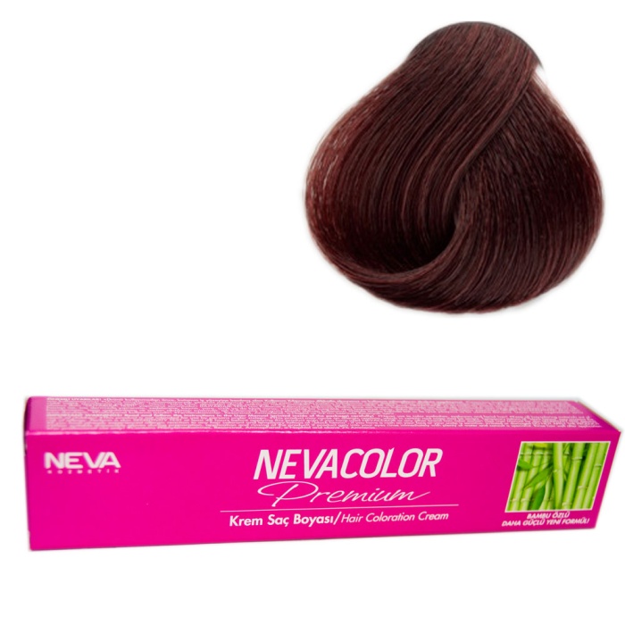 Nevacolor Tüp Boya  5.0 Yoğun Açık Kahve x 4 Adet + Sıvı Oksidan 4 Adet