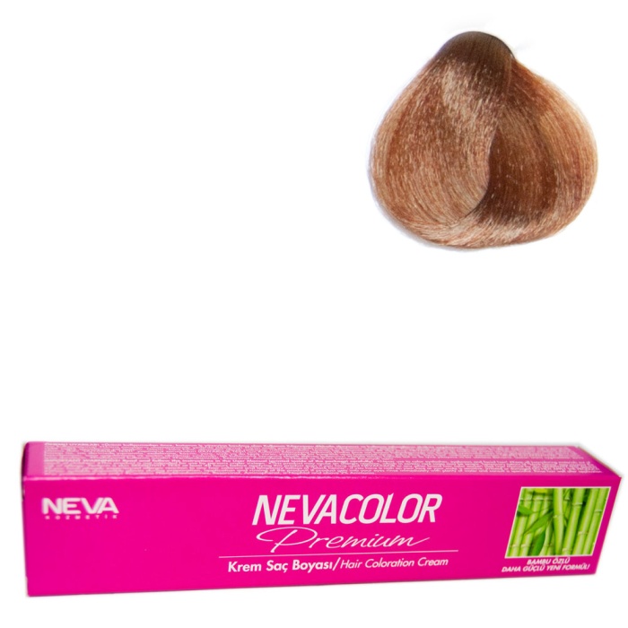 Nevacolor Tüp Boya  9.0 Yoğun Çok Açık Kumral x 4 Adet + Sıvı Oksidan 4 Adet