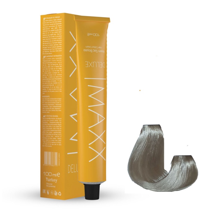 Maxx Deluxe Tüp Boya 911.2 Extra Açıcı Viyole Sarı 60 ml x 4 Adet + Sıvı Oksidan 4 Adet