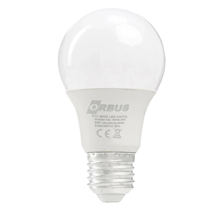 Orbus Orb-9w E27 9 Watt 800 Lümen Beyaz Led Ampül