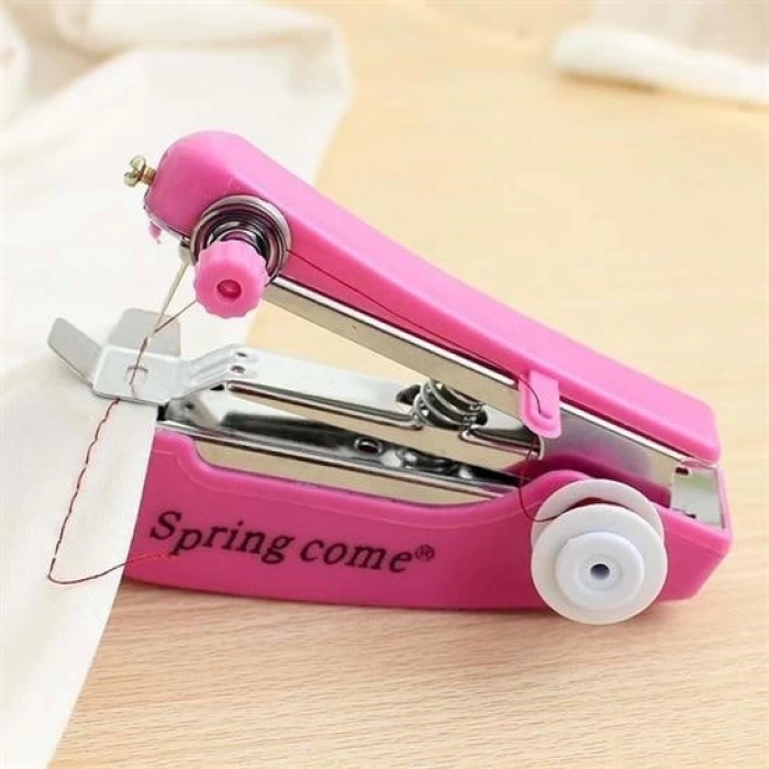 Spring Come Mini Kolay Seyehat Ve Ev Tipi El Dikiş Dikme Makinası