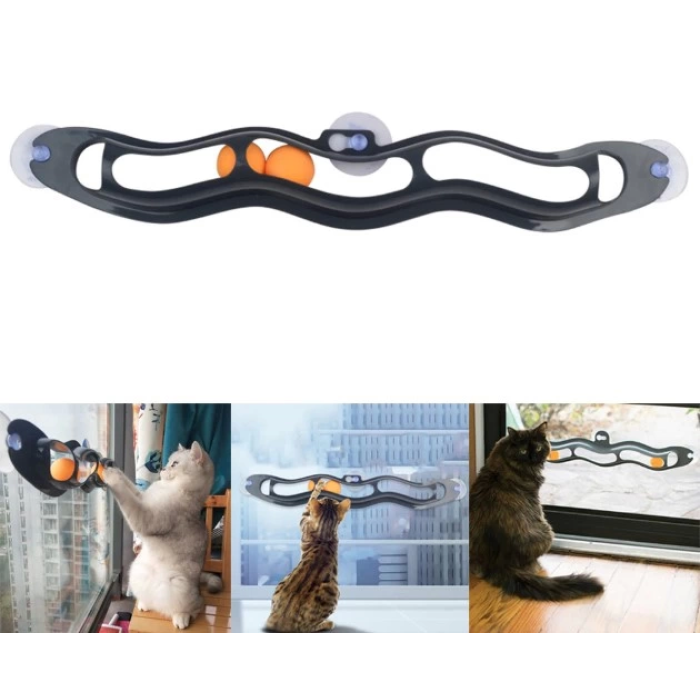 Pratik Vantuzlu Kedi Oyun Tüneli 54cm Tek Katlı