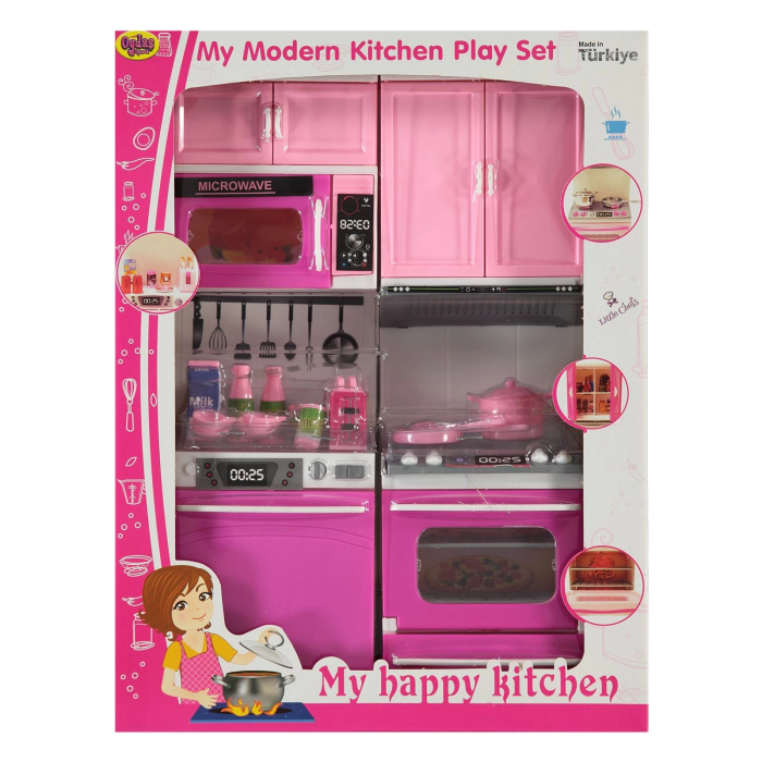 Çocuklar İçin My Modern Kitchen Play Set Oyuncak Mutfak Seti