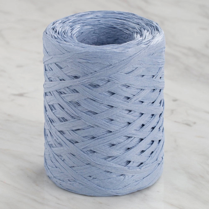 Loren Natural Raffia 90 Gr Buz Mavi Kağıt İp - 26