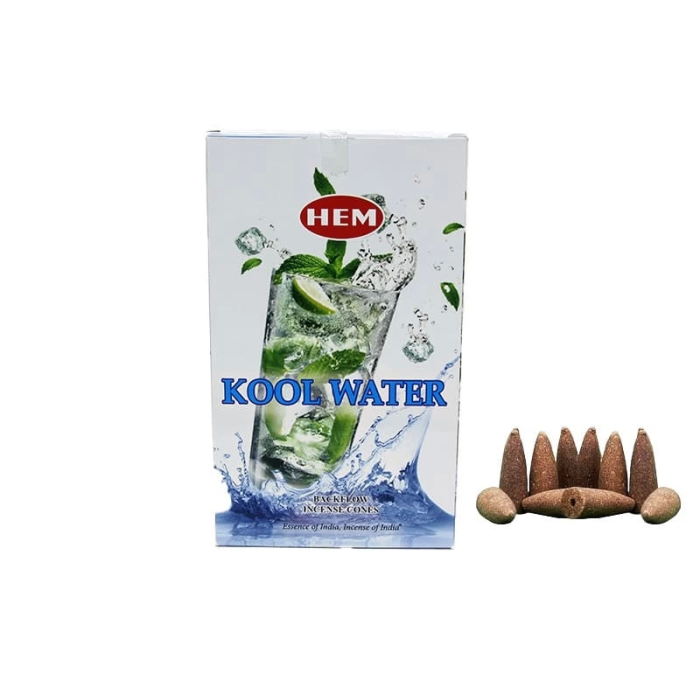 Kool Water Back Flow Konik Tütsü 10&prime;lu. Geri Akış Tütsü