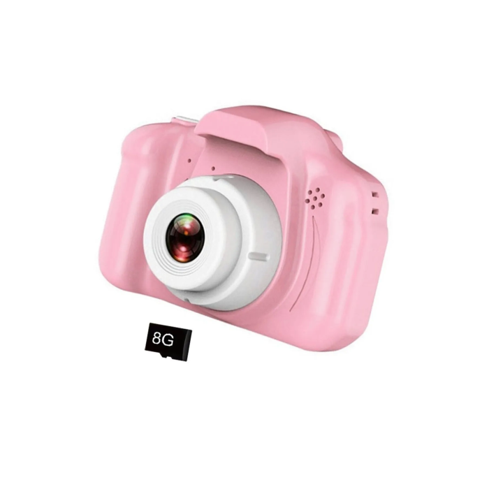 Mini 1080p Hd Kamera Çocuklar İçin Dijital Fotoğraf Makinesi 2.0 Inç Ekran (pembe)
