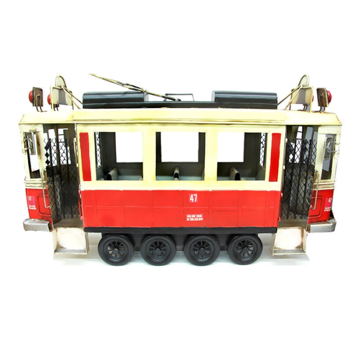 Dekoratif Metal Taksim Tramvay Büyük