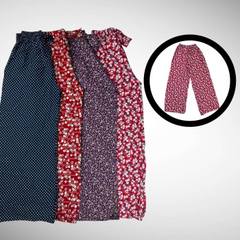 Empirme Kumaş Bol Paça Kadın Pijama - GBK209090