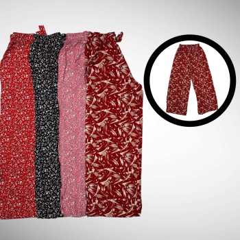 Empirme Kumaş Bol Paça Kadın Pijama - GBK301020