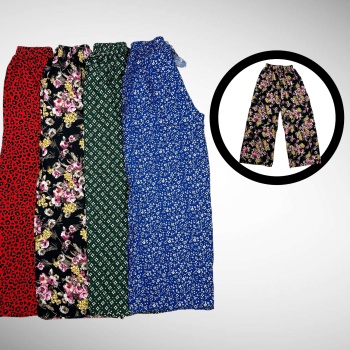 Empirme Kumaş Bol Paça Kadın Pijama - GBK301040
