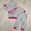 Happy Yazılı Kapüşonlu Kız Çocuk Pijama Takımı - GBK101400