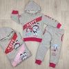 Happy Yazılı Kapüşonlu Kız Çocuk Pijama Takımı - GBK101400
