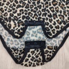 Leopar Desenli İp Askılı Kadın Çıtçıtlı Zıbın Atlet - 1008