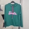 Barbie Baskılı Kapüşonlu Kadın Sweatshirt - GBK101850