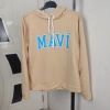 Mavi Baskılı Kapüşonlu Kadın Sweatshirt - GBK101860