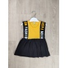 Fashion Yazılı Kız Çocuk Penye Elbise - GBK106010