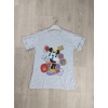 Mickey Mouse Baskılı Kapri Kol Kız Çocuk Tişört - GBK106030
