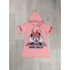 Minnie Mouse Baskılı Kapüşonlu Kız Çocuk Tişört - GBK107020