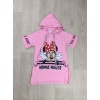 Minnie Mouse Baskılı Kapüşonlu Kız Çocuk Tişört - GBK107020