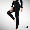 Yüksek Bel Fitilli Toparlayıcı Tayt - 1051