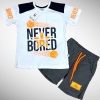 Never Bored Yazılı Çocuk Şort Takım - GBK304010