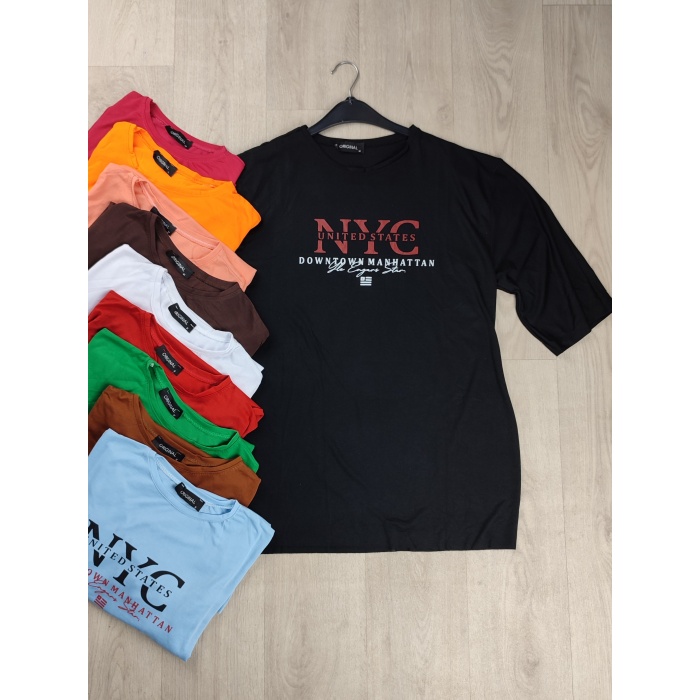 NYC Yazılı Kadın Tişört - GBK203020