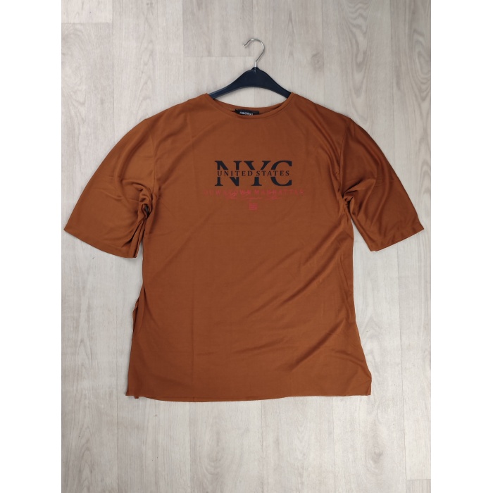 NYC Yazılı Kadın Tişört - GBK203020