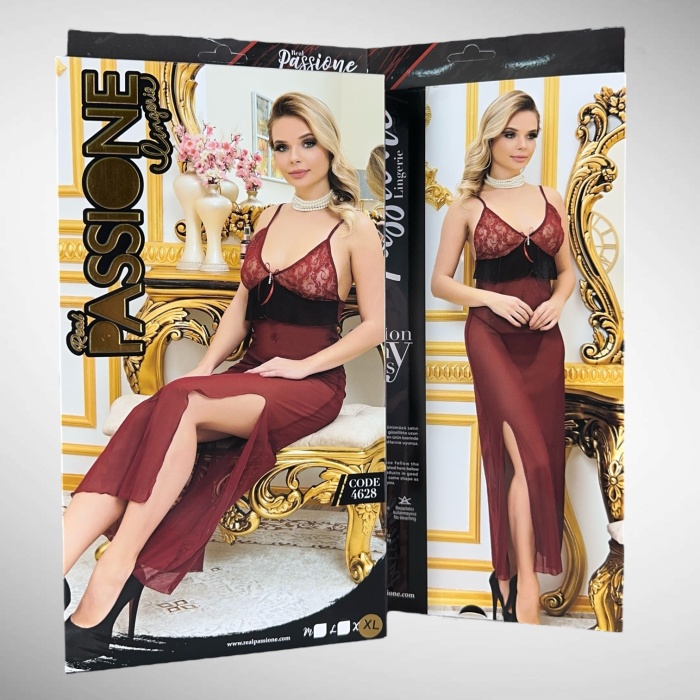 Passione Uzun Tül Gecelik 4628