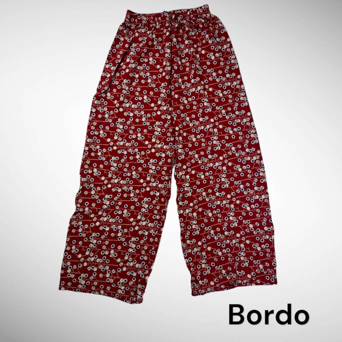 Empirme Kumaş Bol Paça Kadın Pijama - GBK209090