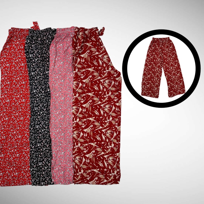 Empirme Kumaş Bol Paça Kadın Pijama - GBK301020