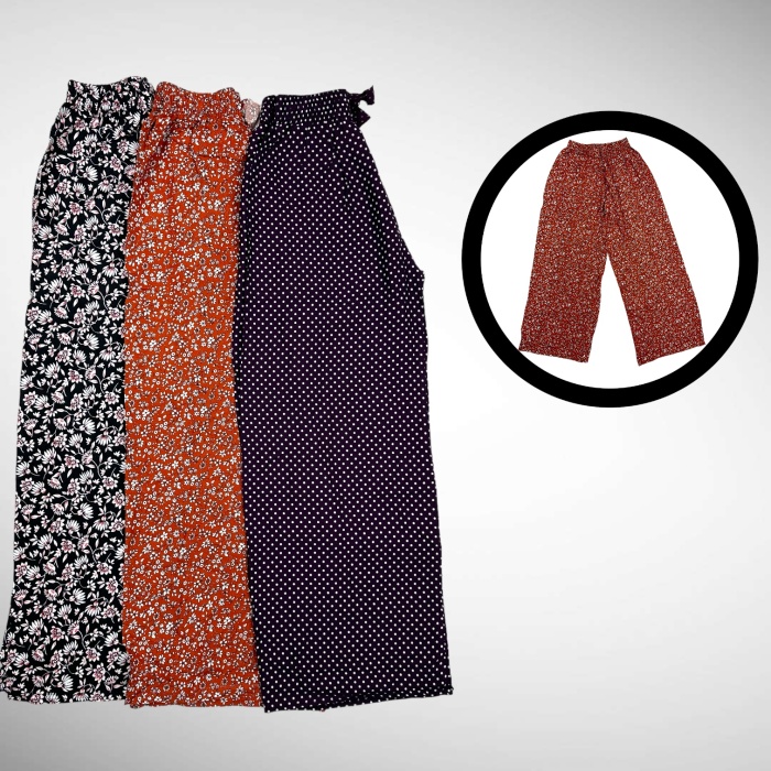 Empirme Kumaş Bol Paça Kadın Pijama - GBK301030