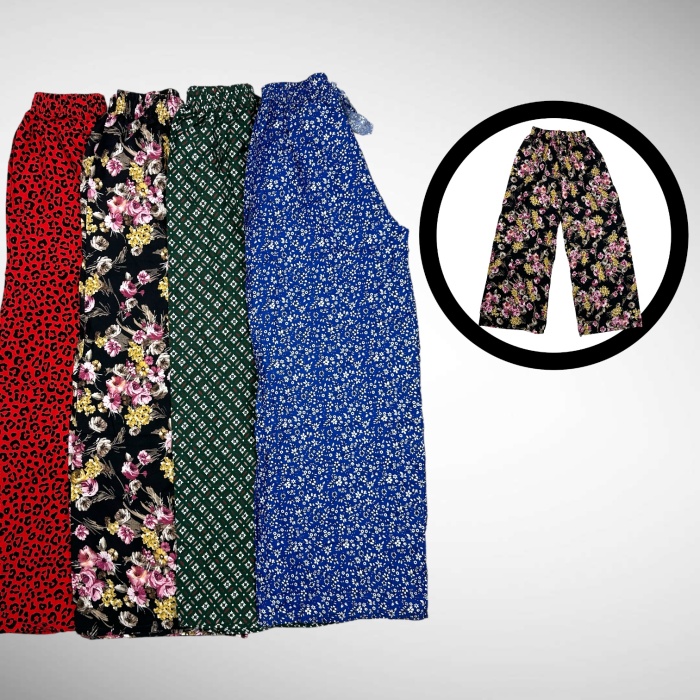Empirme Kumaş Bol Paça Kadın Pijama - GBK301040