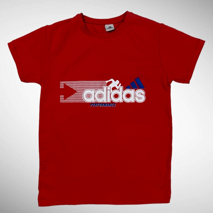 Adidas Yazılı Erkek Çocuk Penye Tişört - GBK301070