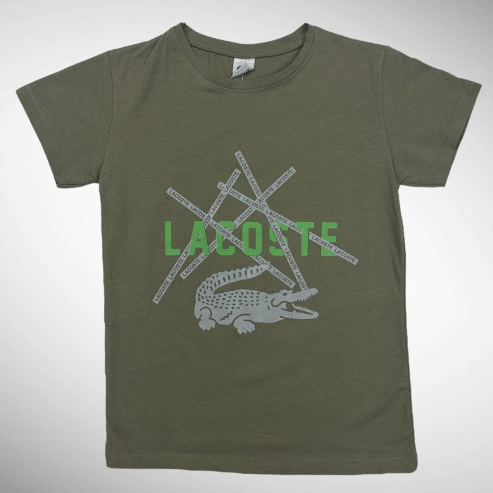 Lacoste Yazılı Erkek Çocuk Penye Tişört - GBK301080