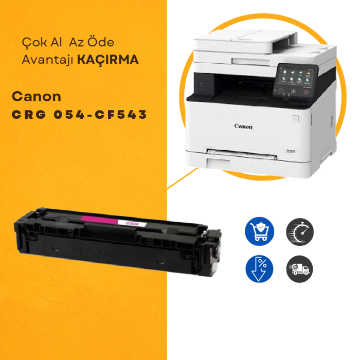 CRG 054-CF543 KIRMIZI TONER