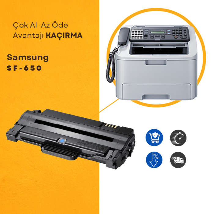 Samsung SF-650 muadil toner